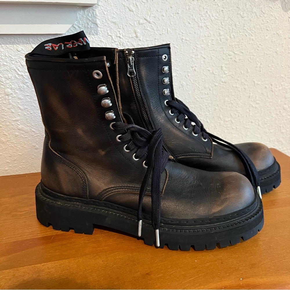 Camper Lab EKI Women US 11 EU 42 /Men 9 boots three toned leather combat lace up